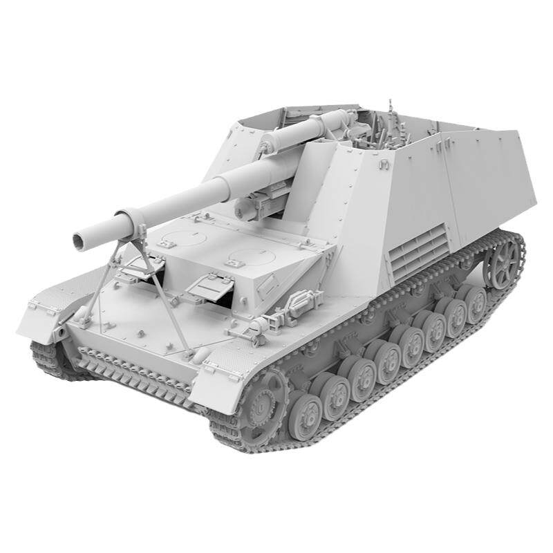 恒辉模型 边境 BT035 1/35 野蜂自行榴弹炮模型后期型 附金属管子