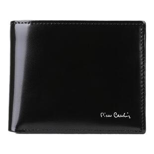 皮尔卡丹男士钱包短款真皮薄款卡包牛皮多卡位驾驶证零钱包送男友