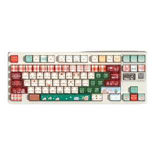 SOULCAT灵猫原圣诞喵喵键帽PBT+PC透明透光键帽机械键盘键帽