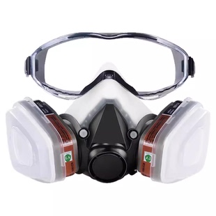 德国防毒面具防甲醛喷漆有毒气体硫化氢防护实验室防毒面罩防烟尘