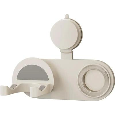 吸盘吹风机置物架支架卫生间免打孔吹风机厕所收纳壁挂电吹风懒人