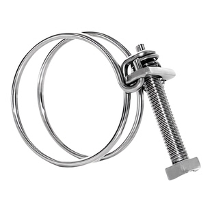 振亚304不锈钢加粗双钢丝喉箍强力钢丝箍橡胶管卡箍油管抱箍管箍