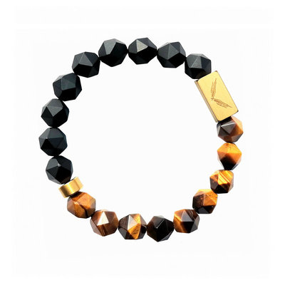 森空之翼虎眼石手链撞色小众轻奢