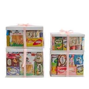 进口零食大礼包蓝粉礼盒高端节日送男友闺密女友女生儿童生日礼物