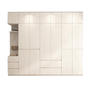 2026新款铝合金衣柜家用卧室一体储物柜现代简约大容量卧室展示柜