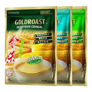 【百亿补贴】金味麦片官方正品店经典营养燕麦咸味即食早餐袋装