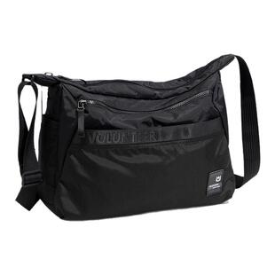 香港新款通勤包帆布包中年爸爸大容量斜挎包男士牛津布男士单肩包