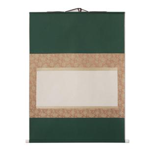 水韵墨影宋代卷轴空白宣纸挂轴日式茶挂半生熟明清古纸毛笔书法高档中式写意禅意卷轴文人茶空间装饰挂画卷轴