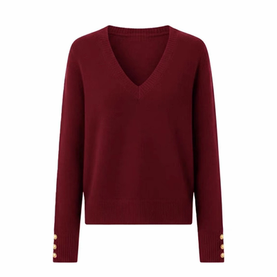 2026新款今年流行爆款V领针织衫女修身套头毛衣打底衫女内搭上衣