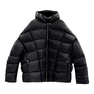 RO风羽绒服男女同款大板型长袖填充夹克简约宽松加厚街头风羽绒服