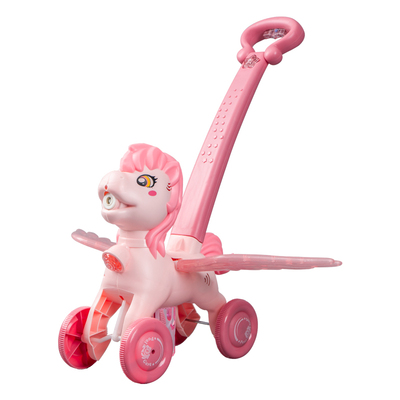 新款宝宝飞马手持推车