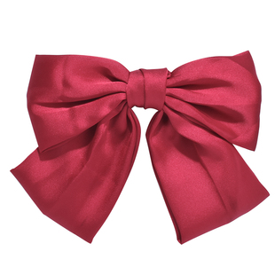 日系大版蝴蝶结发夹红色儿童成人网红款发饰后脑勺发卡JK配饰头饰