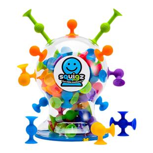 Fat brain智库吸吸乐软硅胶积木手部精细动作儿童益智拼搭玩具2岁