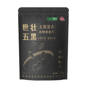 农科院世壮五黑混合多谷物燕麦片即食早餐