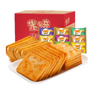 米多奇烤馍片烤馍干饼干整箱