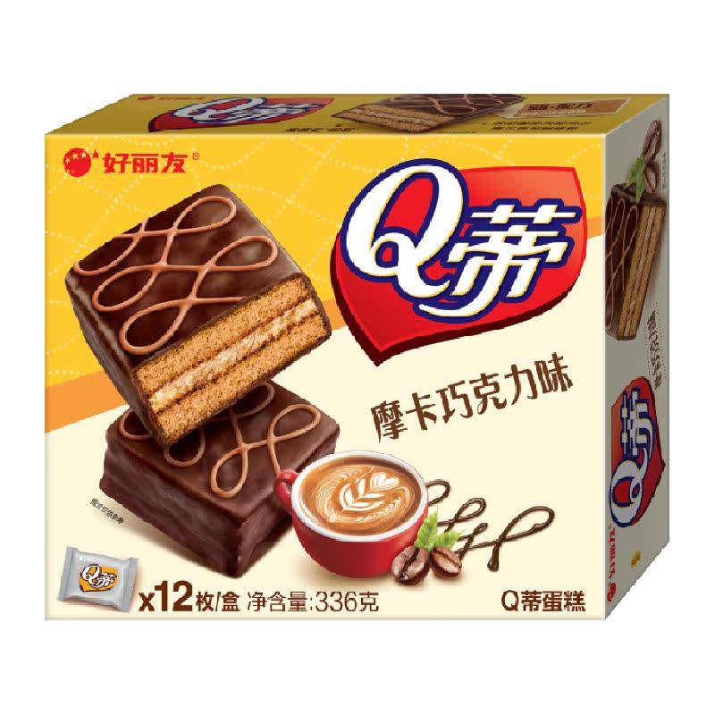 好丽友派Q蒂摩卡巧克力味下午茶零食代餐蛋糕早餐面包