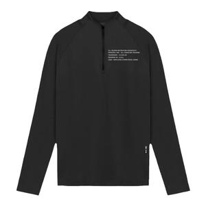 Light Weight运动卫衣跑步健身速干长袖双面德绒男修身加绒半拉链