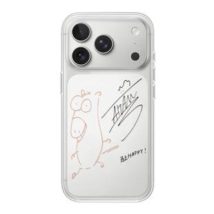 范丞丞手绘适用苹果17promax手机壳iPhone16透明15新款14周边13mini同款12应援11亲笔签名x搞怪xr创意xs套8/7