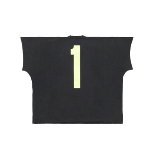 KANYE ONE BOX TEE侃爷周边1号一体式裁剪宽短美式坎肩半袖T恤