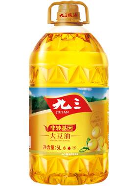 九三非转基因大豆油5L*1桶