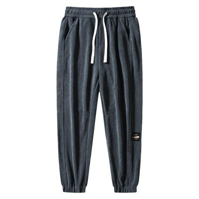 灯芯绒运动裤男士秋冬大码卫裤