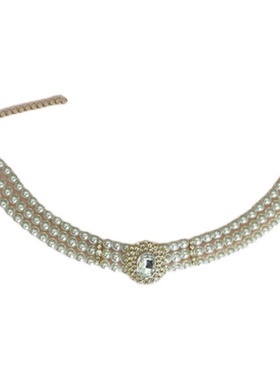 宫廷风水晶镶钻小众设计感锁骨链