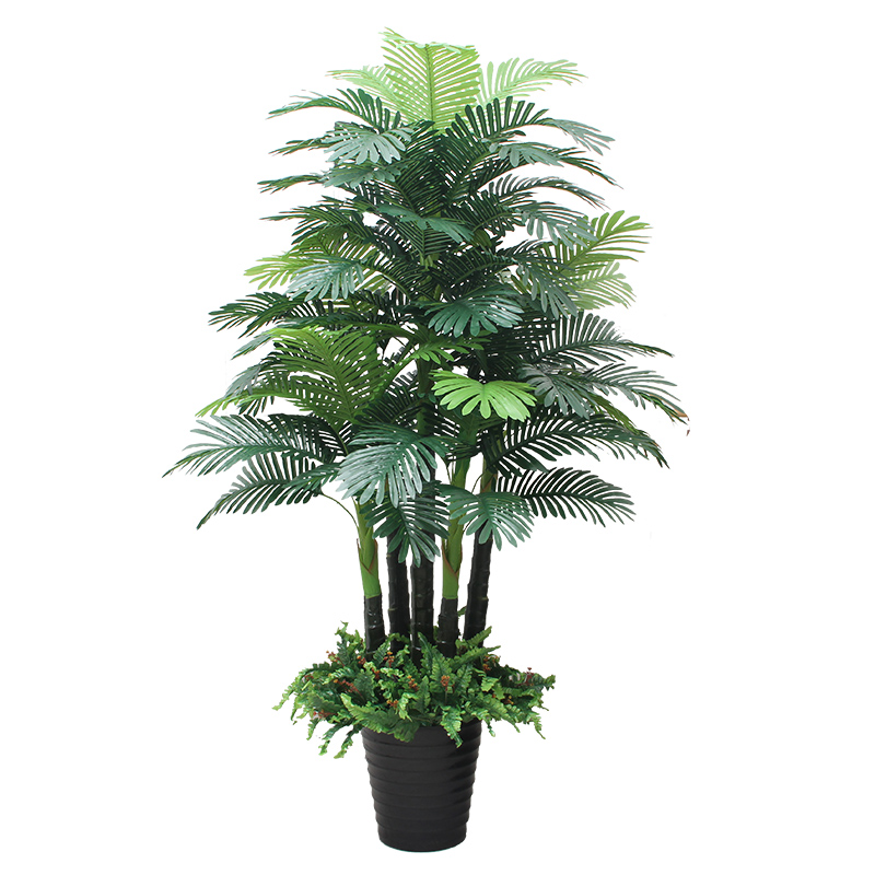 仿真绿植盆栽室内装饰大型仿生散尾葵植物葵树客厅摆件办公室造景