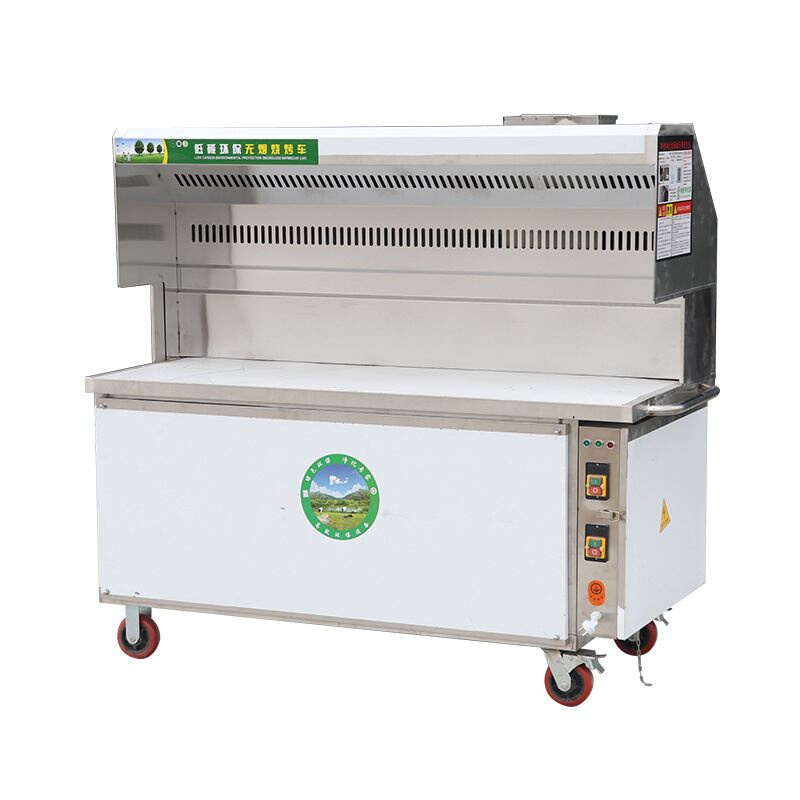 无烟净化烧烤车商用净化器烧烤炉子木炭烧烤架烧烤机夜市移动摆摊