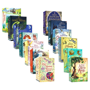 Usborne Illustrated Stories from Aesop 尤斯伯恩插画故事系列 伊索寓言英文版 全彩图片35个小故事 儿童英语启蒙读物 亲子读物