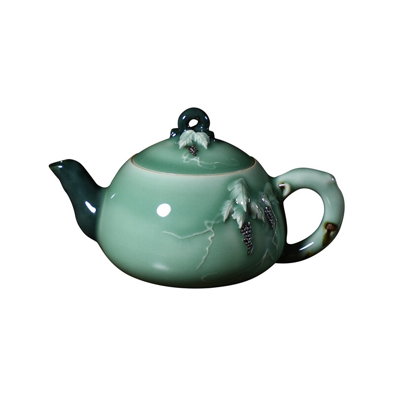 毛丹云功夫茶壶弟窑梅子青正品