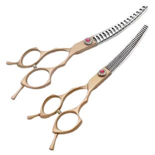 wingsbro7寸宠物剪刀专用鱼骨剪打薄剪家用泰迪修毛猫狗美容剪刀