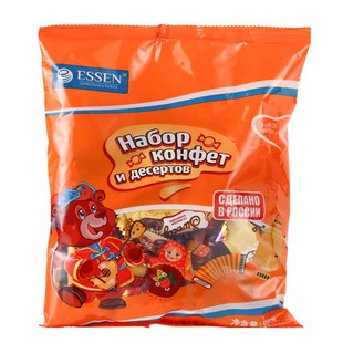 俄罗斯糖果原装进口混合巧克力夹心糖袋装多口味混装糖果零食年货