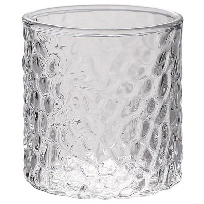 日式耐高温玻璃锤纹小杯品茗杯大号主人杯单杯品茶杯大容量100ml