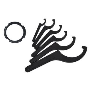 月牙扳手钩形半圆勾头构型圆螺母水表盖油缸坚韧拆卸调节侧面方头