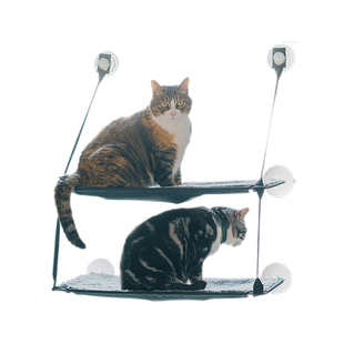 白猪商店 KH猫咪吊床悬挂猫窝窗台窝窝猫用品猫窝窗户宠物床垫子