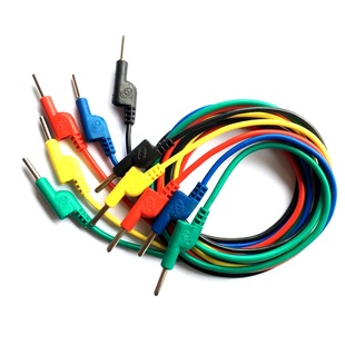 500/1000V2500V摇表线兆欧表测试线 开口20MM鳄鱼夹转U型插片导线