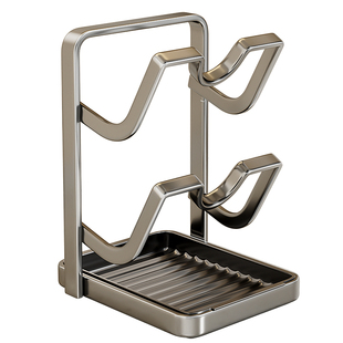 新款厨房置物架锅盖架台面立式锅铲架子收纳多层砧板架菜板放置器