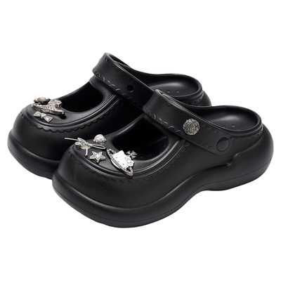 2026新款女士透气洞洞鞋软底凉拖