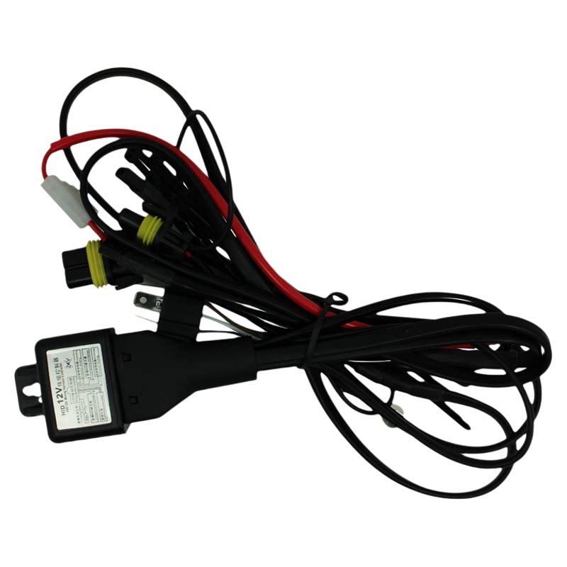 H4变光控制器氙气灯线组继电器12V 24V远近一体伸缩摆角灯线束