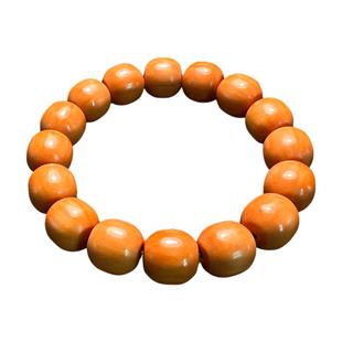 老型猴头手串高端文玩桶珠原籽真品盘玩女士男士手链男款高级感