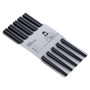 onlycook日式筷子PPS合金筷抗菌家用防滑食品级家庭餐筷餐具防霉