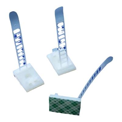 白色粘式配线固定座CL系列可调式