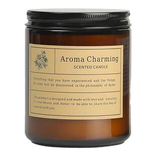 JOJO'S L. PD.杂货先生.棕色瓶香薰蜡烛室内家用持久扩香 | 正方