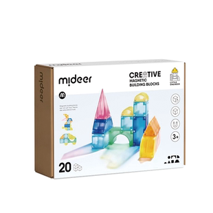 mideer弥鹿立体磁力吸积木0到3岁儿童玩具方块益智大颗粒宝宝礼物