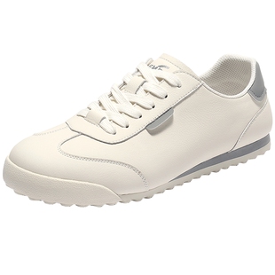 森达德训鞋男2025秋季新百搭户外平底休闲小白板鞋JDZ66CM5