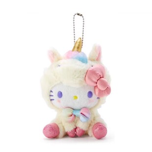 日本hellokitty正版独角兽凯蒂猫kt猫公仔玩偶毛绒包挂件小挂饰