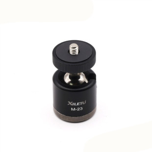 喜乐途 迷你金属万向球形1/4小云台手机三脚架相机单反微单零部件