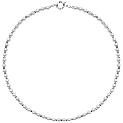 BLACKDEGREE珍珠串珠钛钢项链