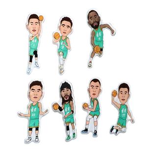 【官方正版】辽宁飞豹男篮丨辽篮本钢球员卡通冰箱贴继伟张镇麟