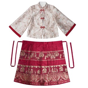 古装中国风夏季日常可穿古筝演出服成人礼礼服18岁初中生少女汉服